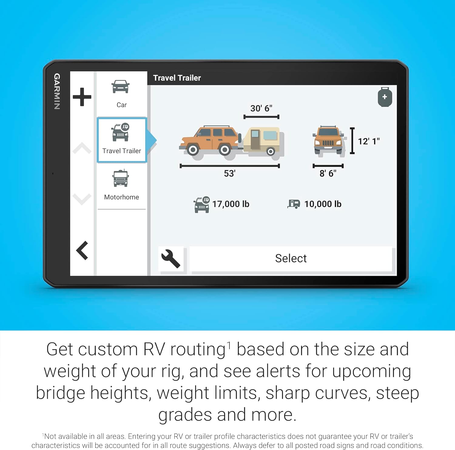 Garmin RV1095 10" RV Navigator