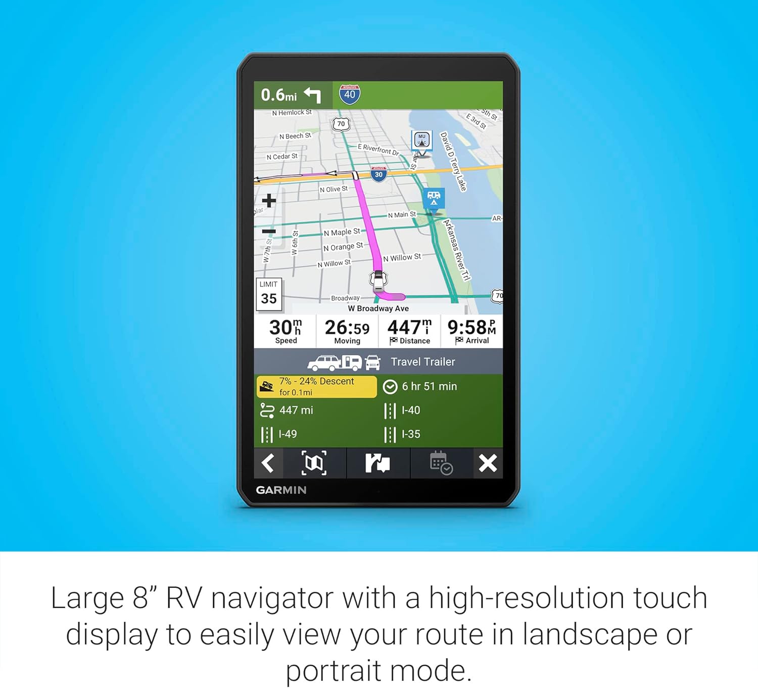 Garmin RV895 Navigator