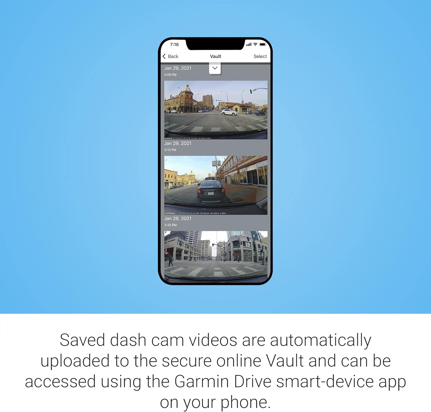 Garmin 7" RV cam795 Navigateur avec Dash Cam