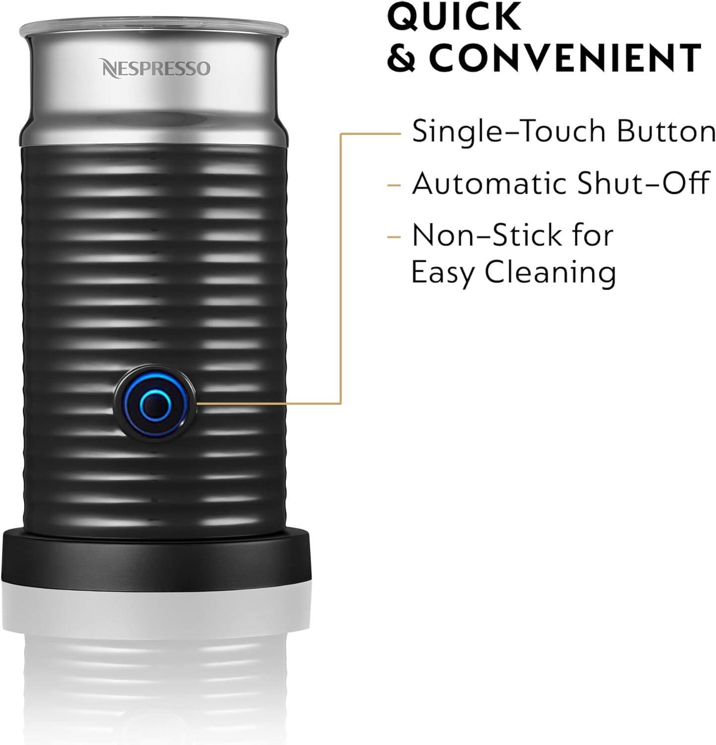 Nespresso Milk Frother - Black