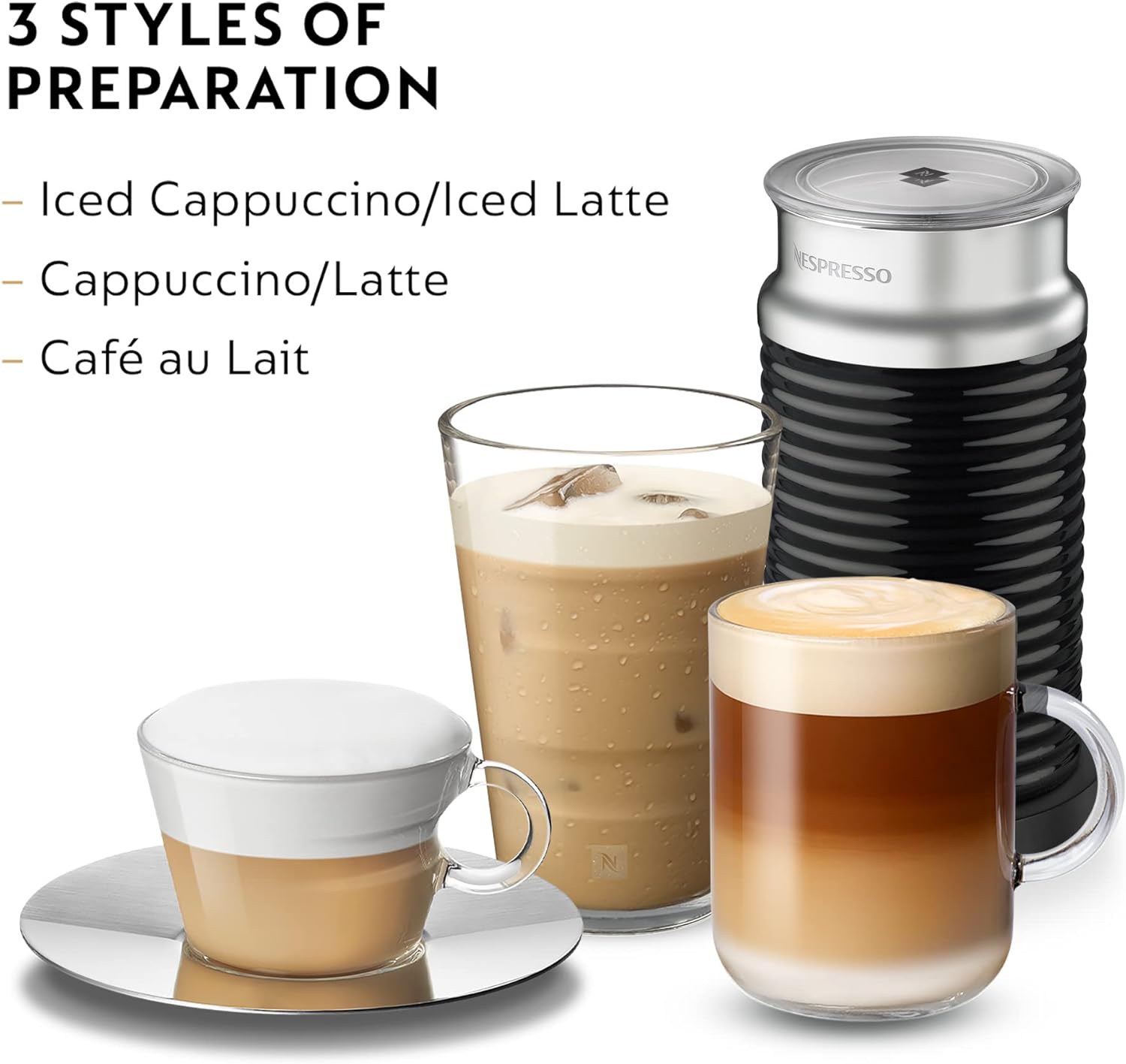 Mousseur à lait Nespresso - Noir