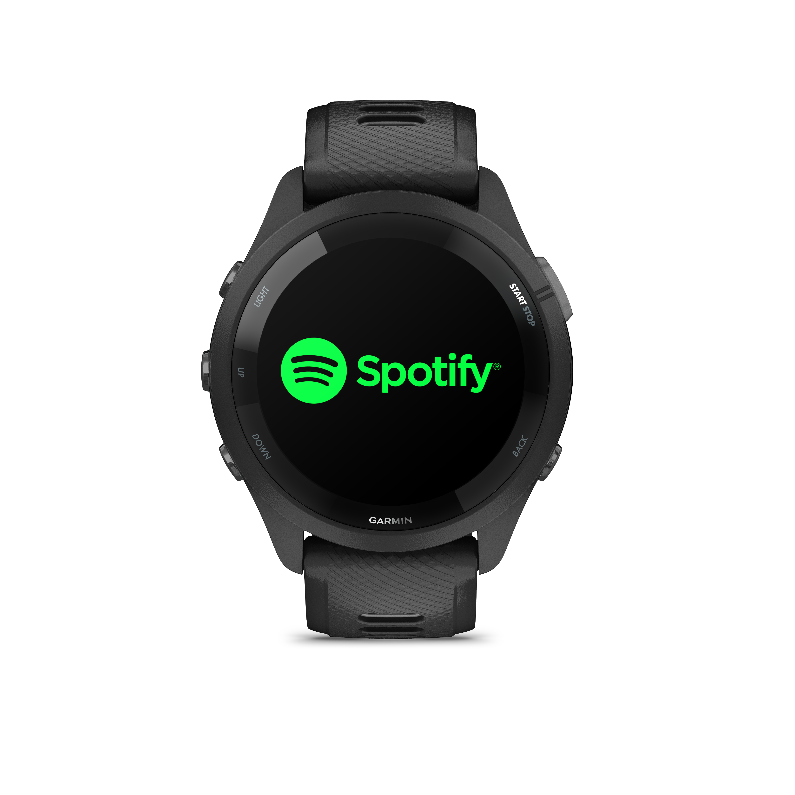 Garmin Forerunner 265 44mm Running Smartwatch - Black and Powder Gray