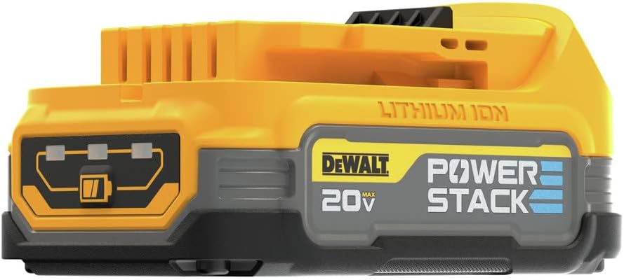 Kit de démarrage Dewalt 20V Max avec batterie compacte Powerstack et chargeur