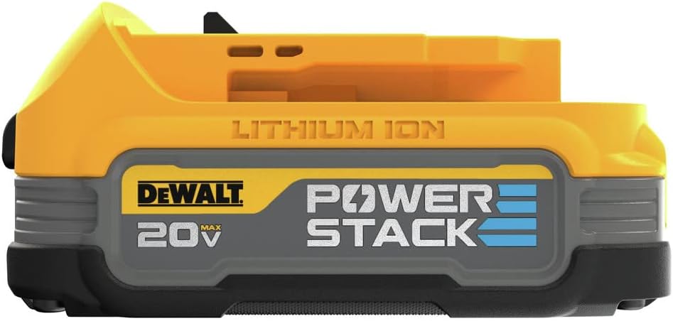 Kit de démarrage Dewalt 20V Max avec batterie compacte Powerstack et chargeur