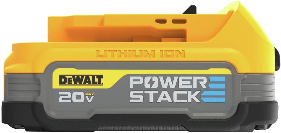 Kit de démarrage Dewalt 20V Max avec batterie compacte Powerstack et chargeur