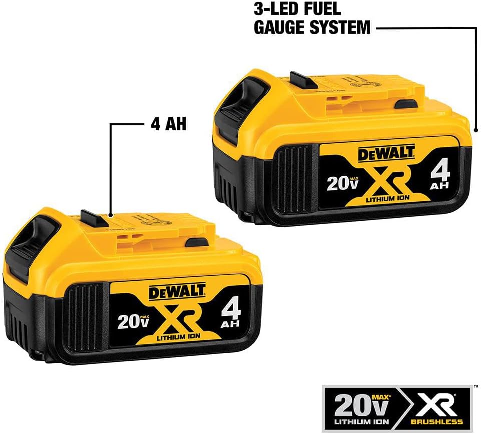 Batterie Dewalt 20V MAX 4.0 AH - 2 packs