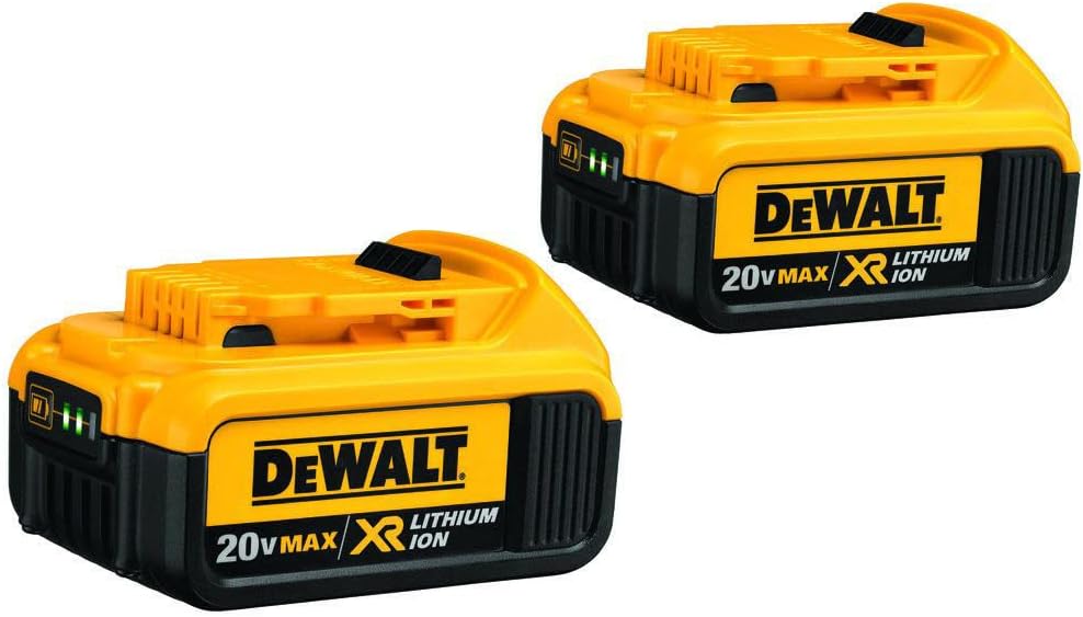 Batterie Dewalt 20V MAX 4.0 AH - 2 packs