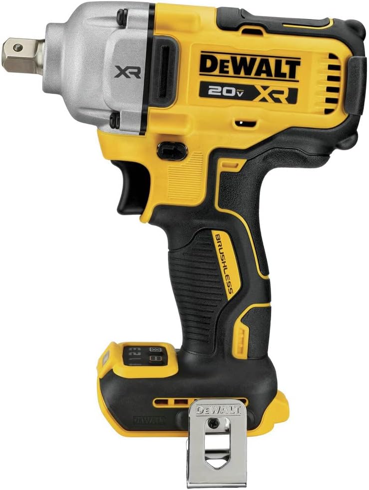 Dewalt 20V MAX 1/2" Mid-Range Impact Wrench with Detent PIN Anvil - Tool Only