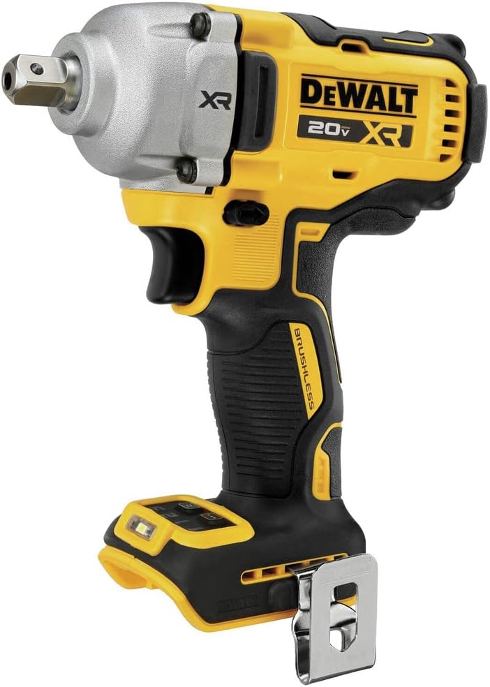 Clé à chocs Dewalt 20V MAX 1/2" à gamme moyenne avec enclume PIN à cran d'arrêt - Outil seul