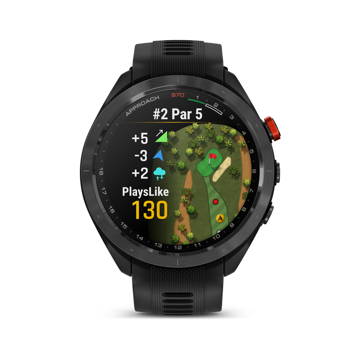 Montre GPS de golf Garmin Approach S70 Premiun - Noir