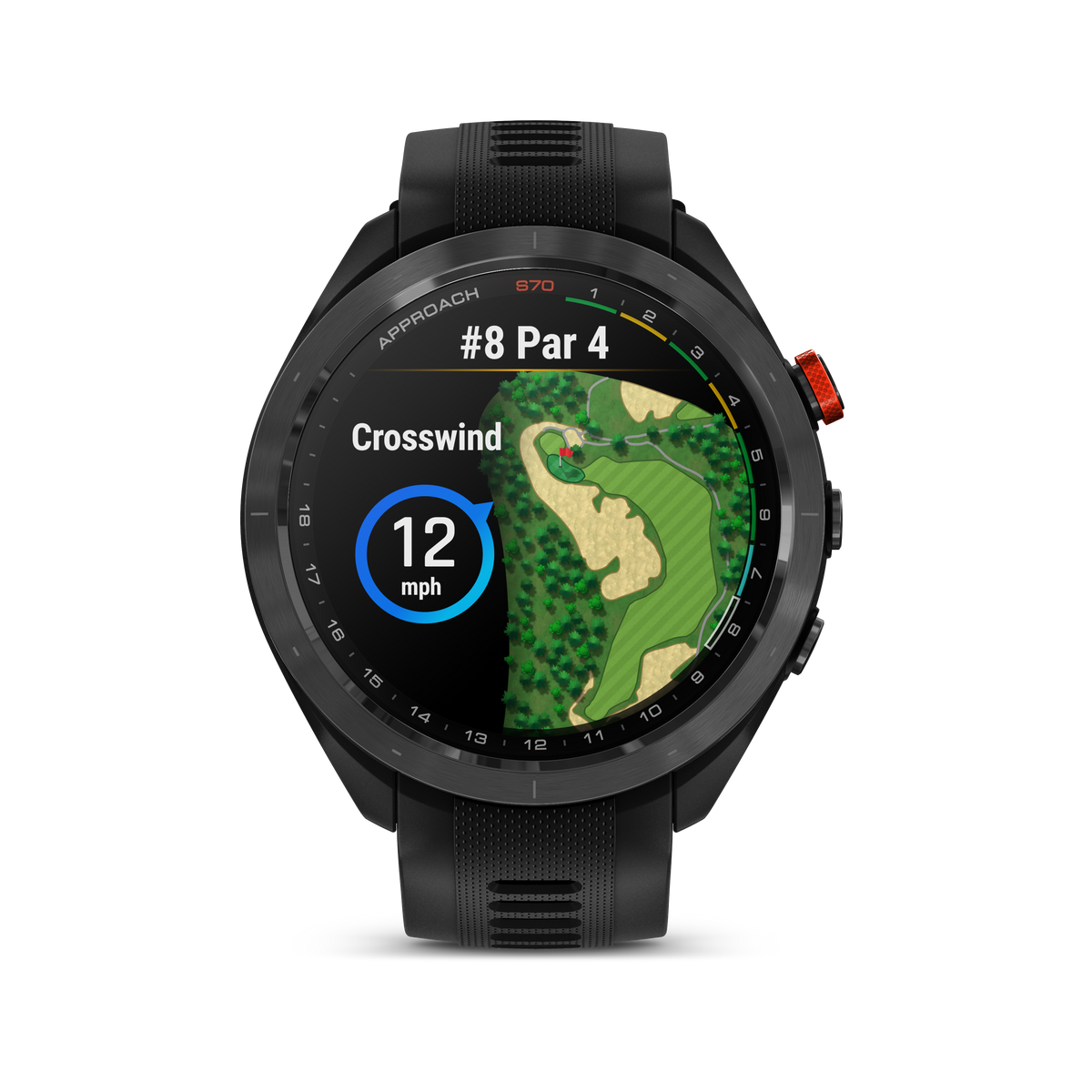 Montre GPS de golf Garmin Approach S70 Premiun - Noir