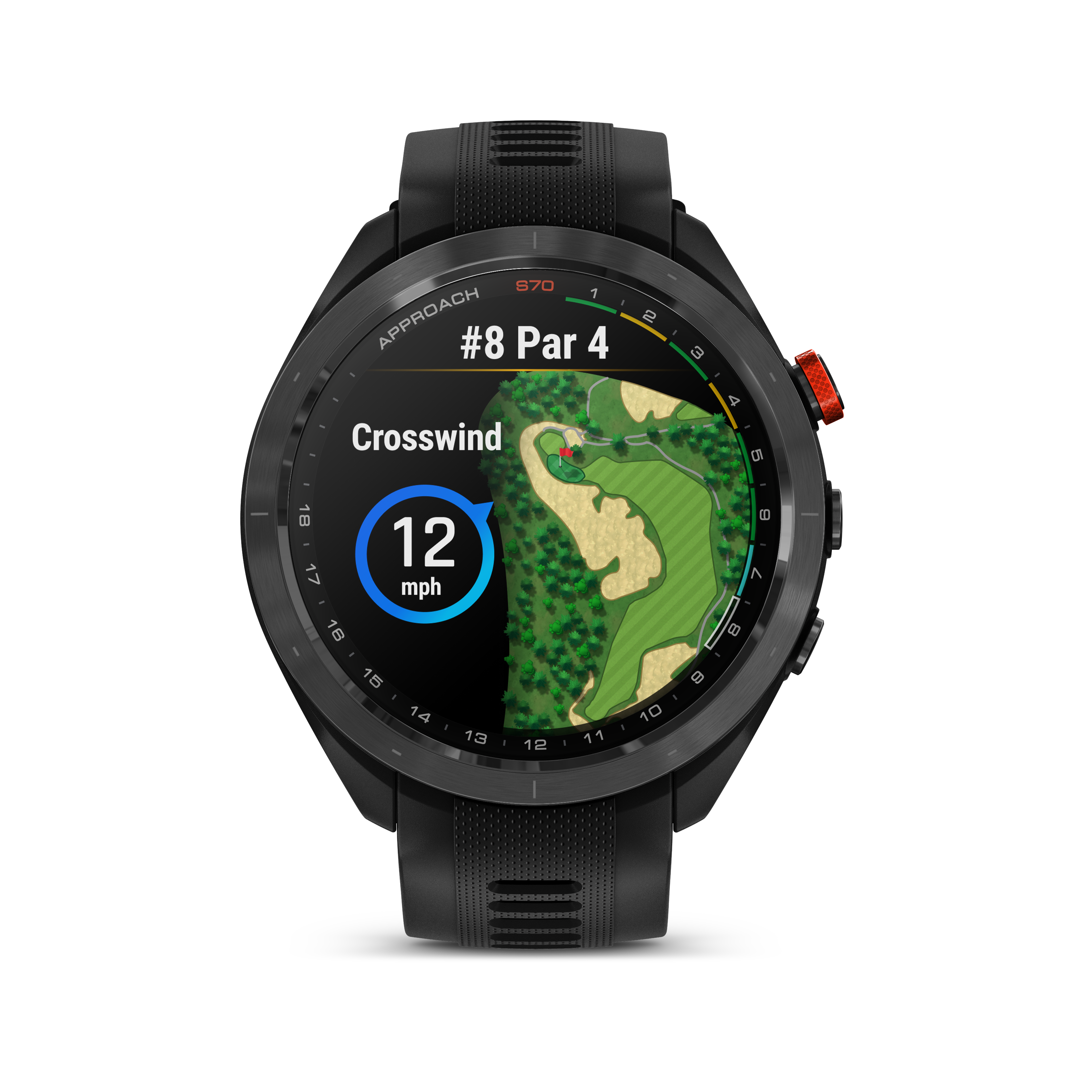 Montre GPS de golf Garmin Approach S70 Premiun - Noir