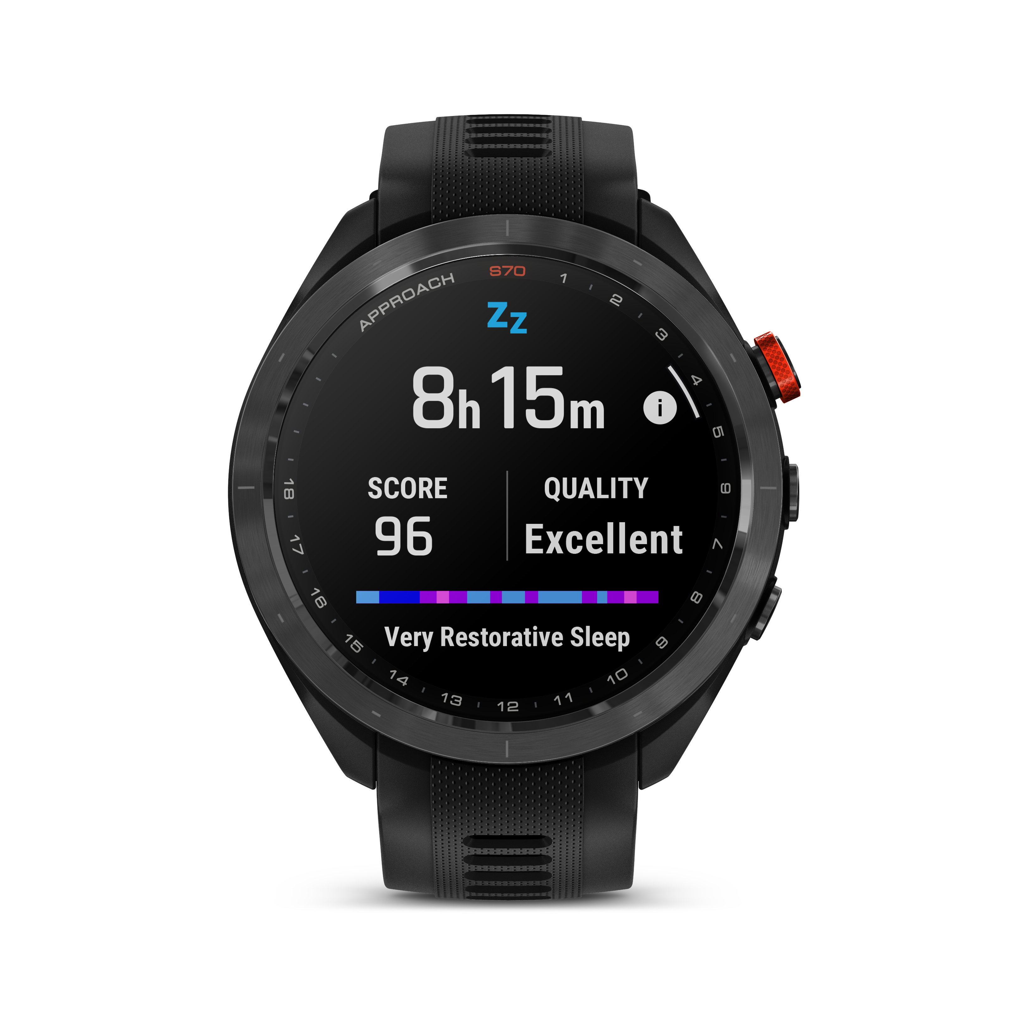 Montre GPS de golf Garmin Approach S70 Premiun - Noir