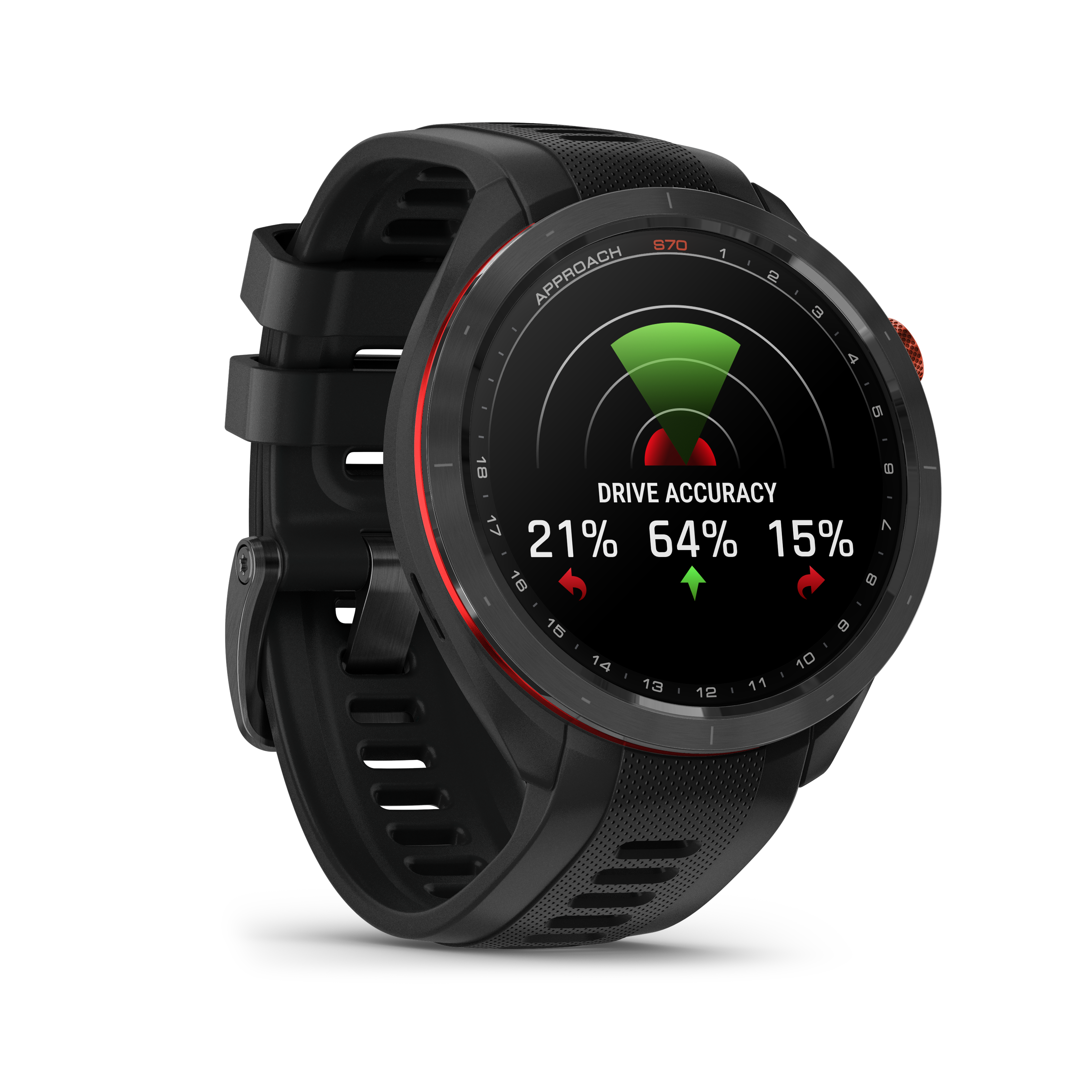 Montre GPS de golf Garmin Approach S70 Premiun - Noir