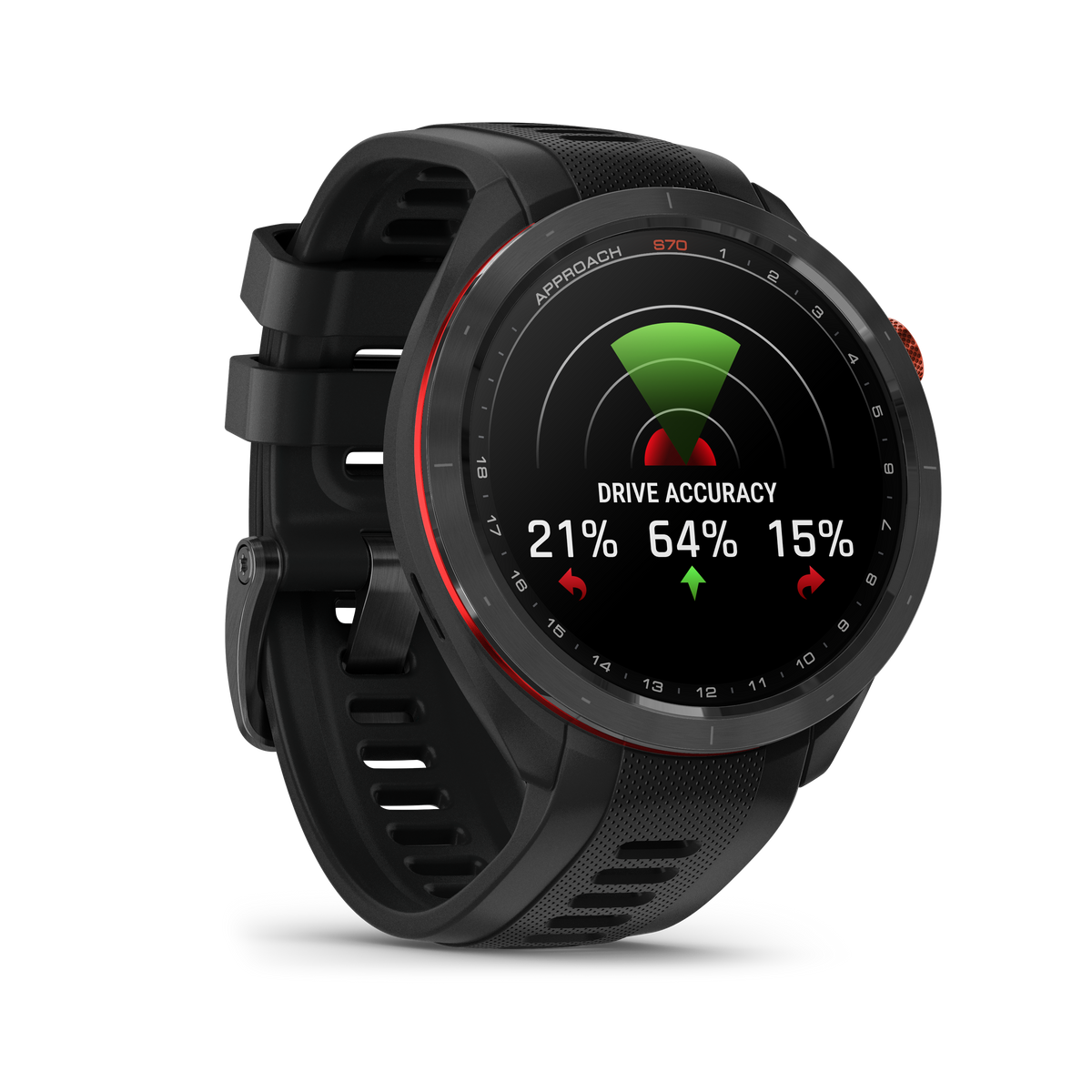 Montre GPS de golf Garmin Approach S70 Premiun - Noir