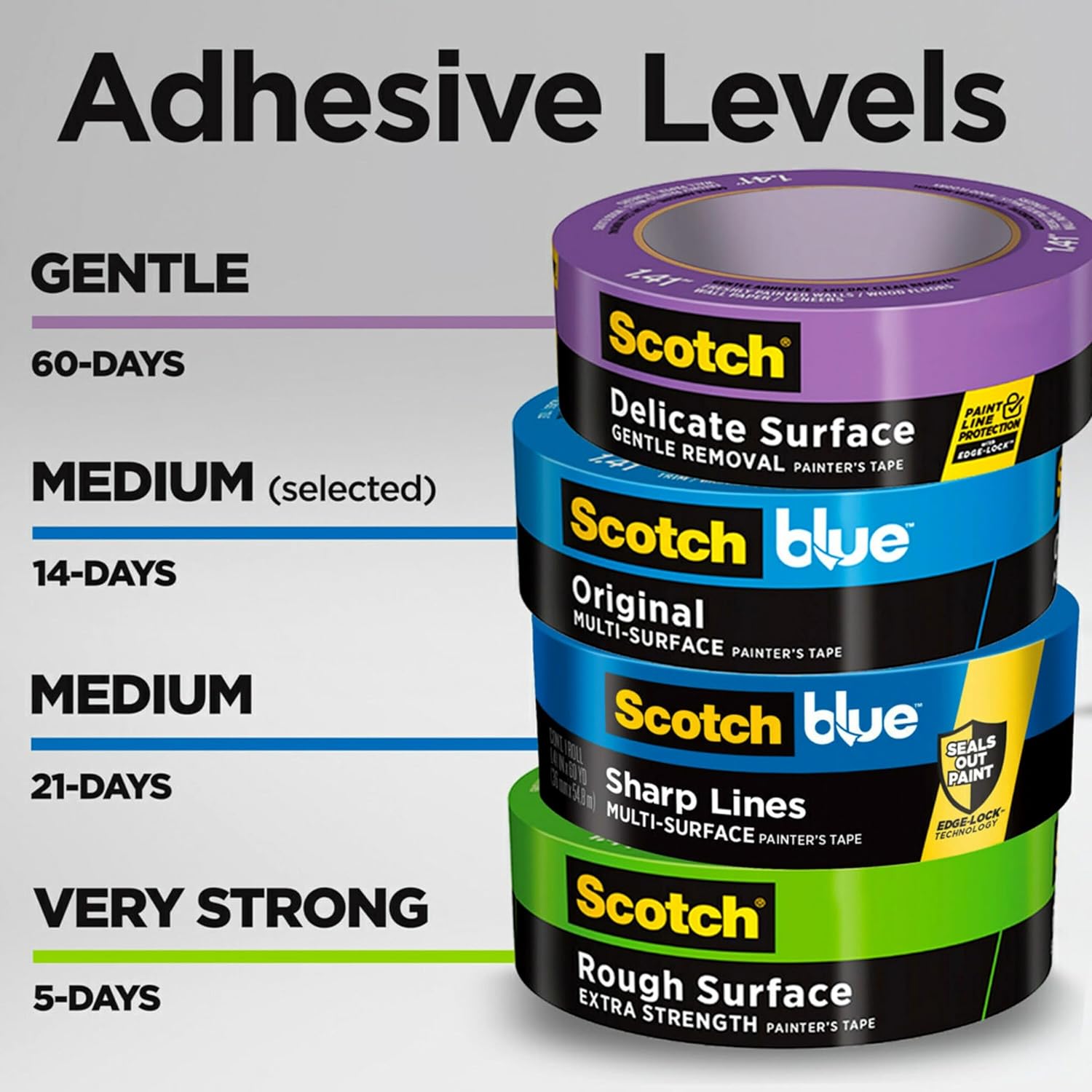 ScotchBlue Multi-Surface Painter Tape 48 mm - 3 rouleaux