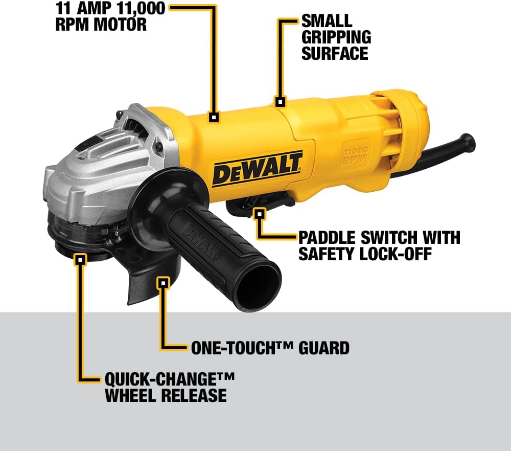 Dewalt 4-1/2" Meuleuse d'angle Outil