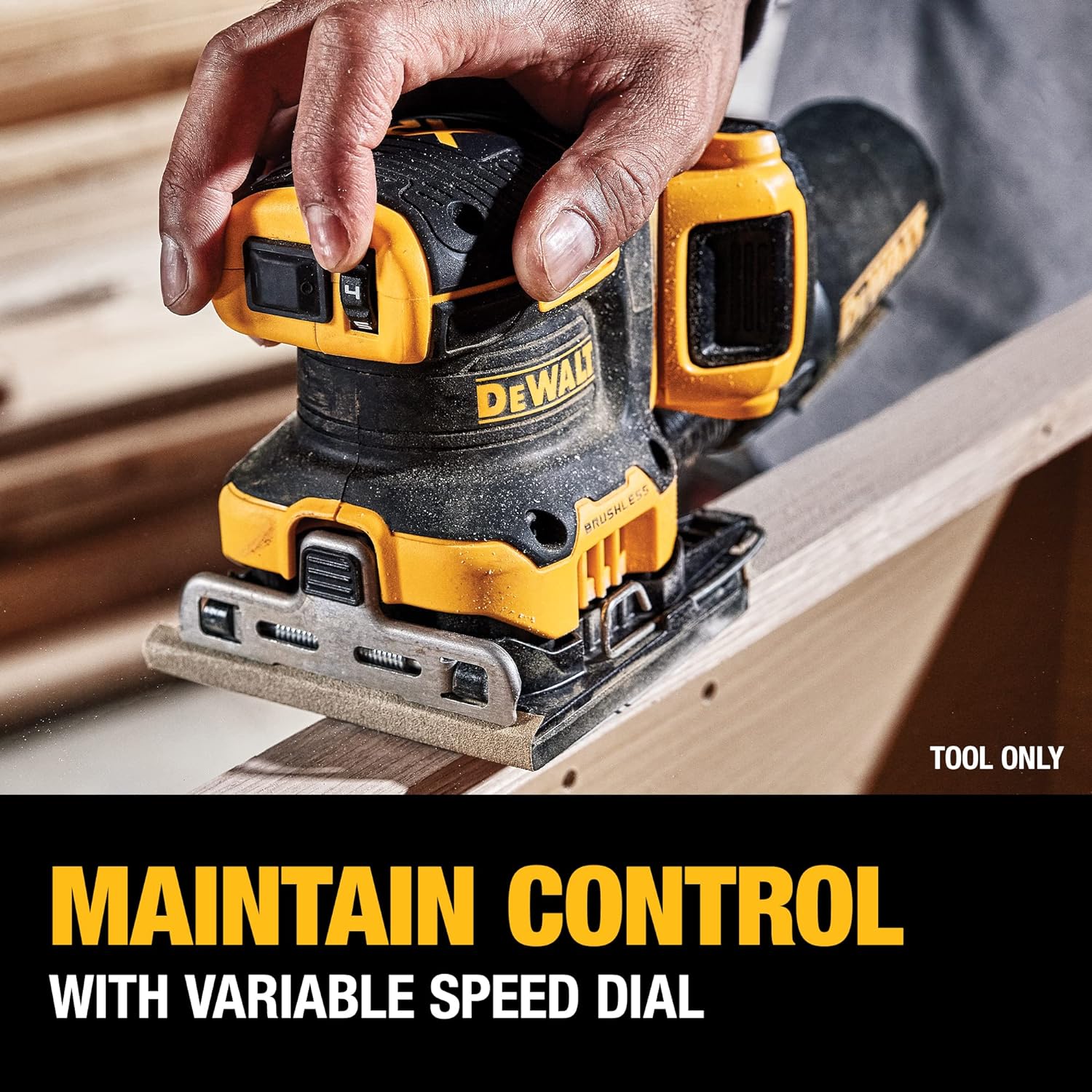 Dewalt 20V Max XR Brushless Cordless 1/4 Sheet Variable Speed Sander (ponceuse à vitesse variable)