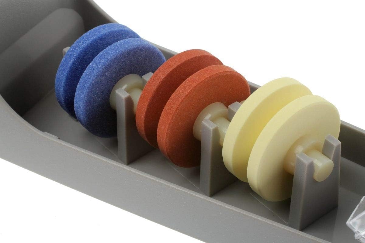 Global Minosharp 3 Stage Sharpener - Gris et noir