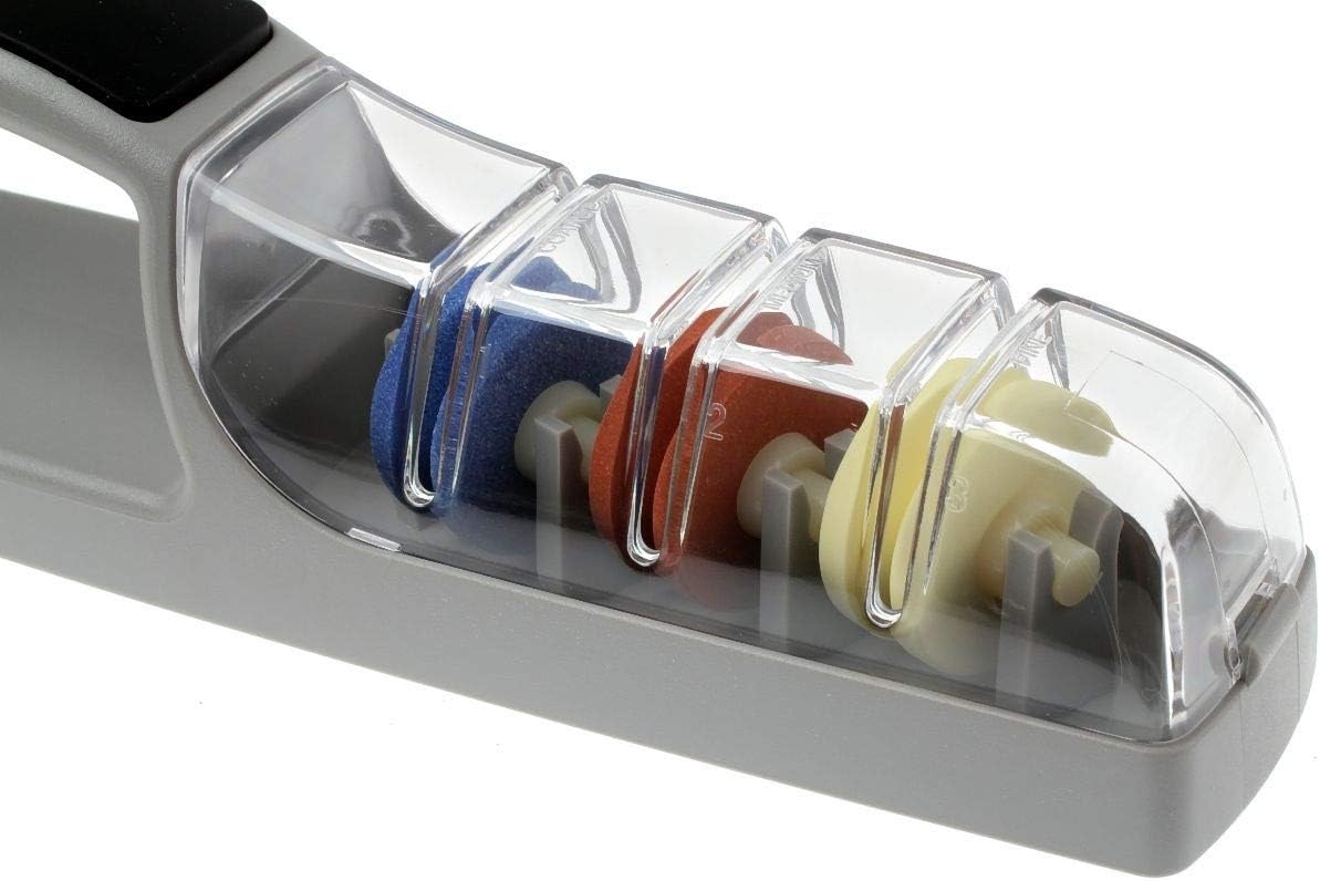 Global Minosharp 3 Stage Sharpener - Gris et noir
