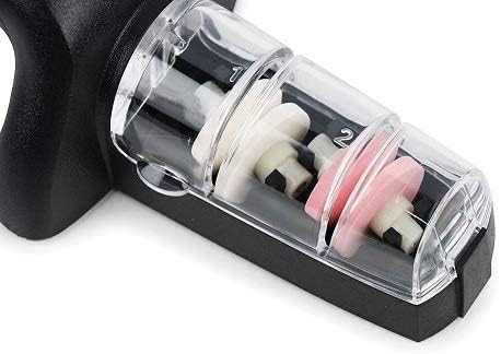 Global Stage 2 Ceramic Stainless Steel Sharpener - Silver