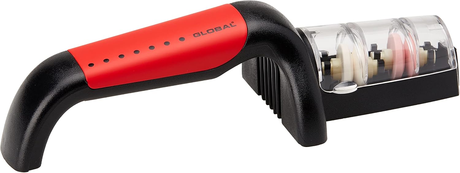 Aiguisoir à eau Global Ceramic - Rouge