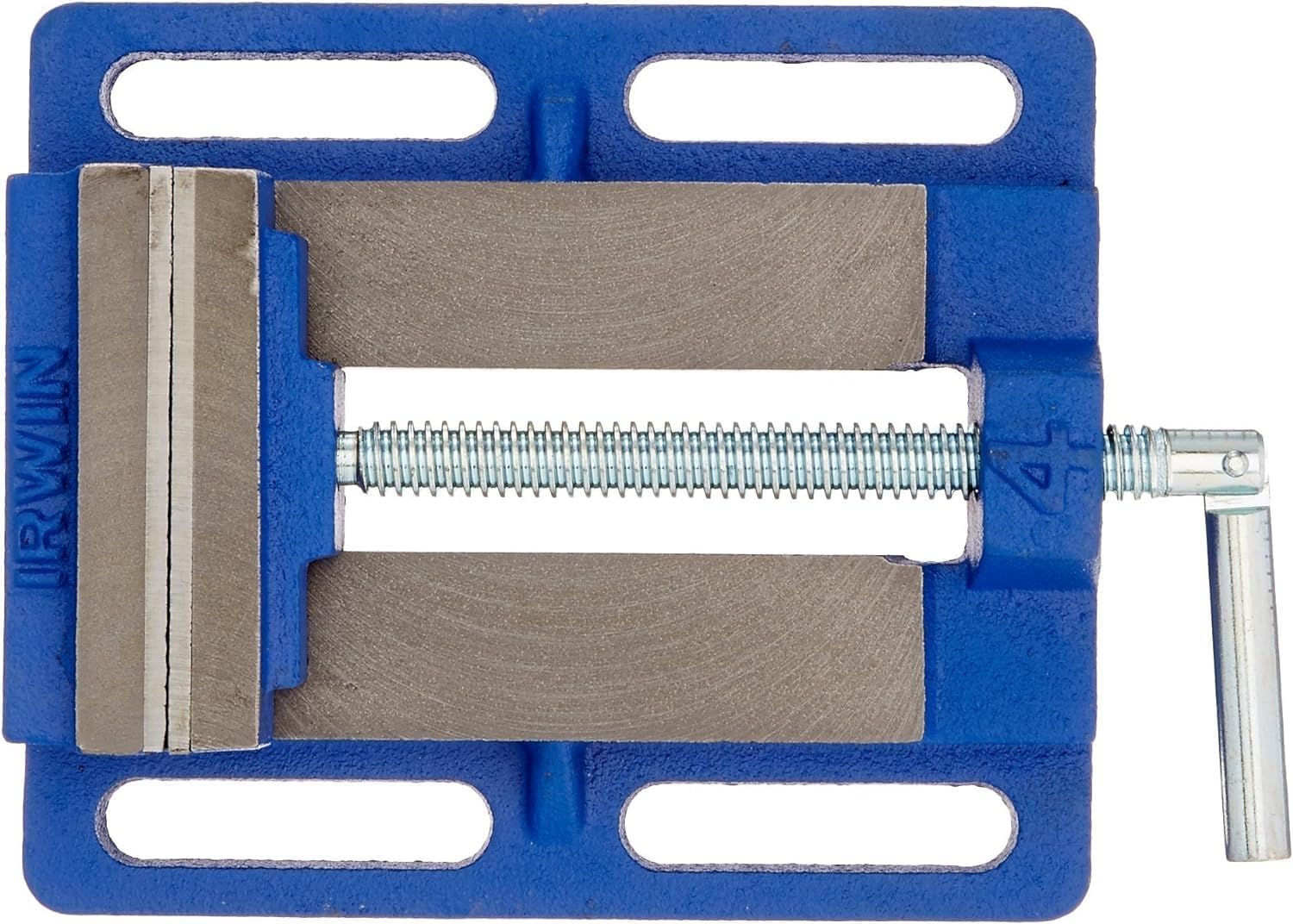 Étau de presse Drill 4" - Bleu