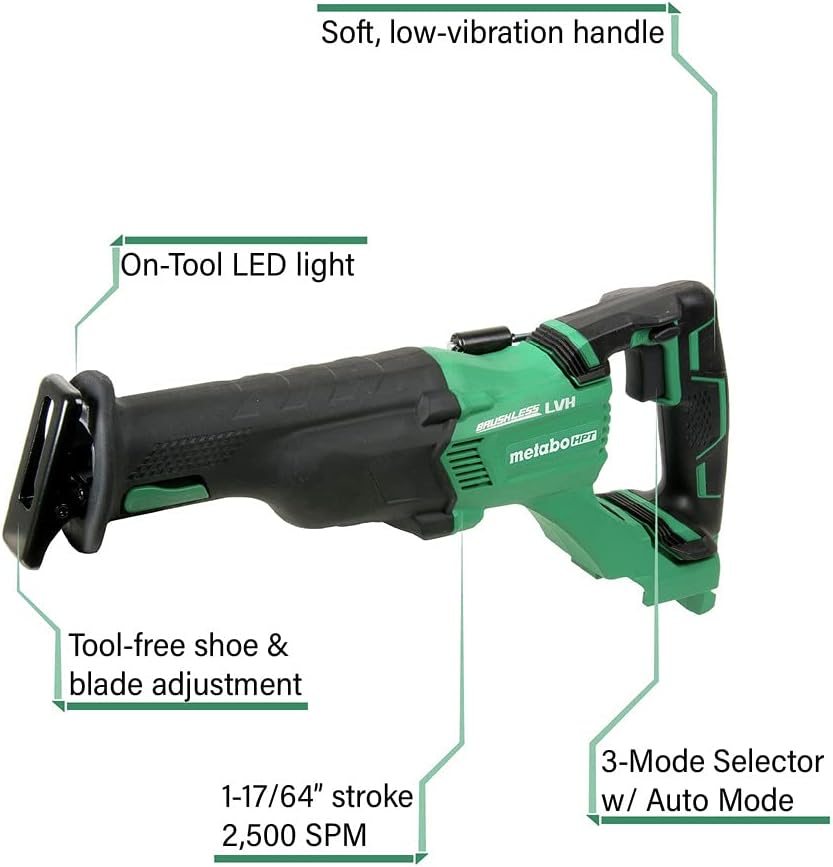 Metabo HPT Scie à guichet sans fil - Outil seul
