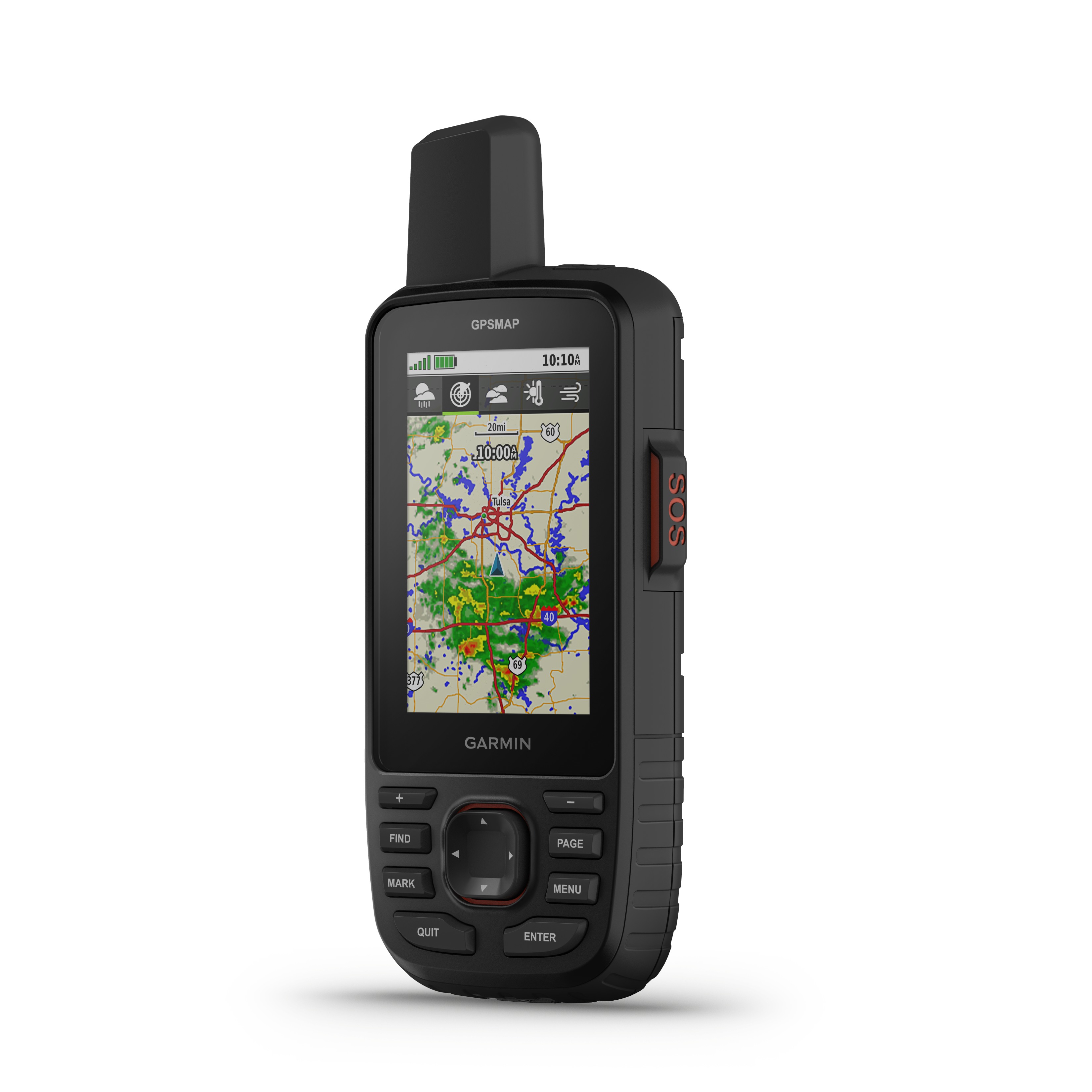 Carte GPS portable Garmin pour l'extérieur avec technologie satellite