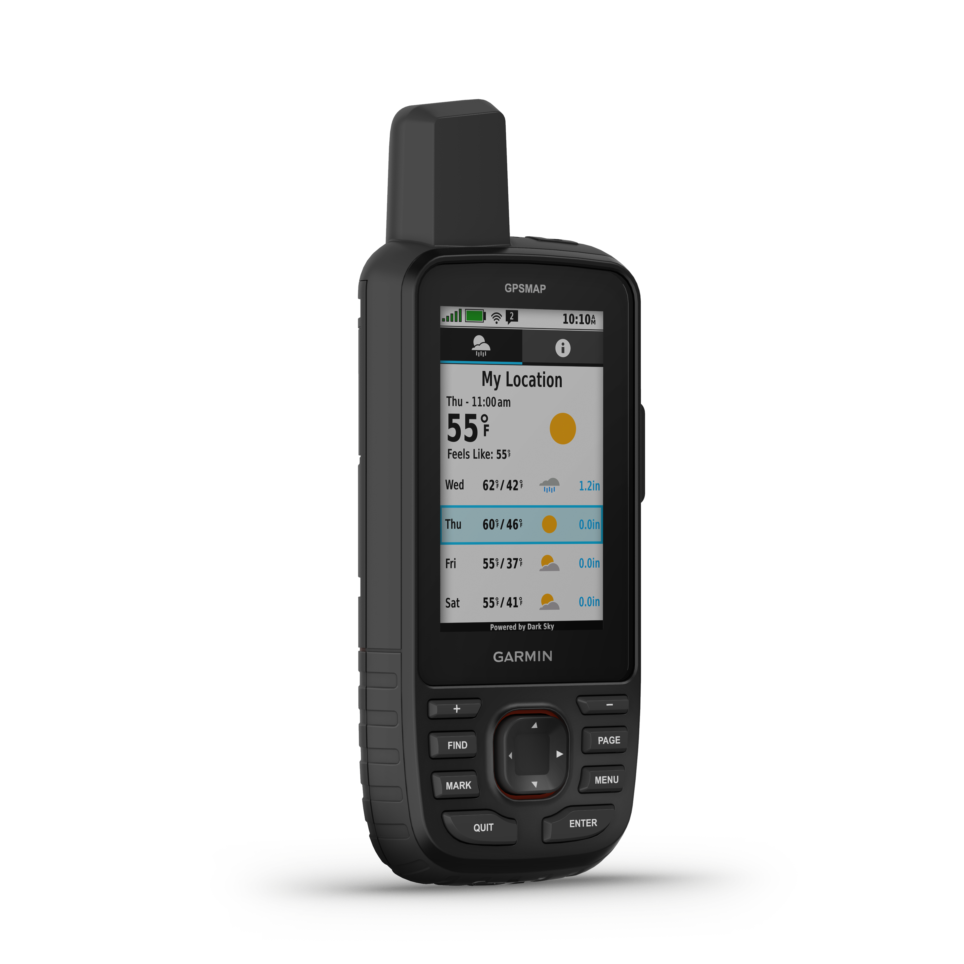 Carte GPS portable Garmin pour l'extérieur avec technologie satellite