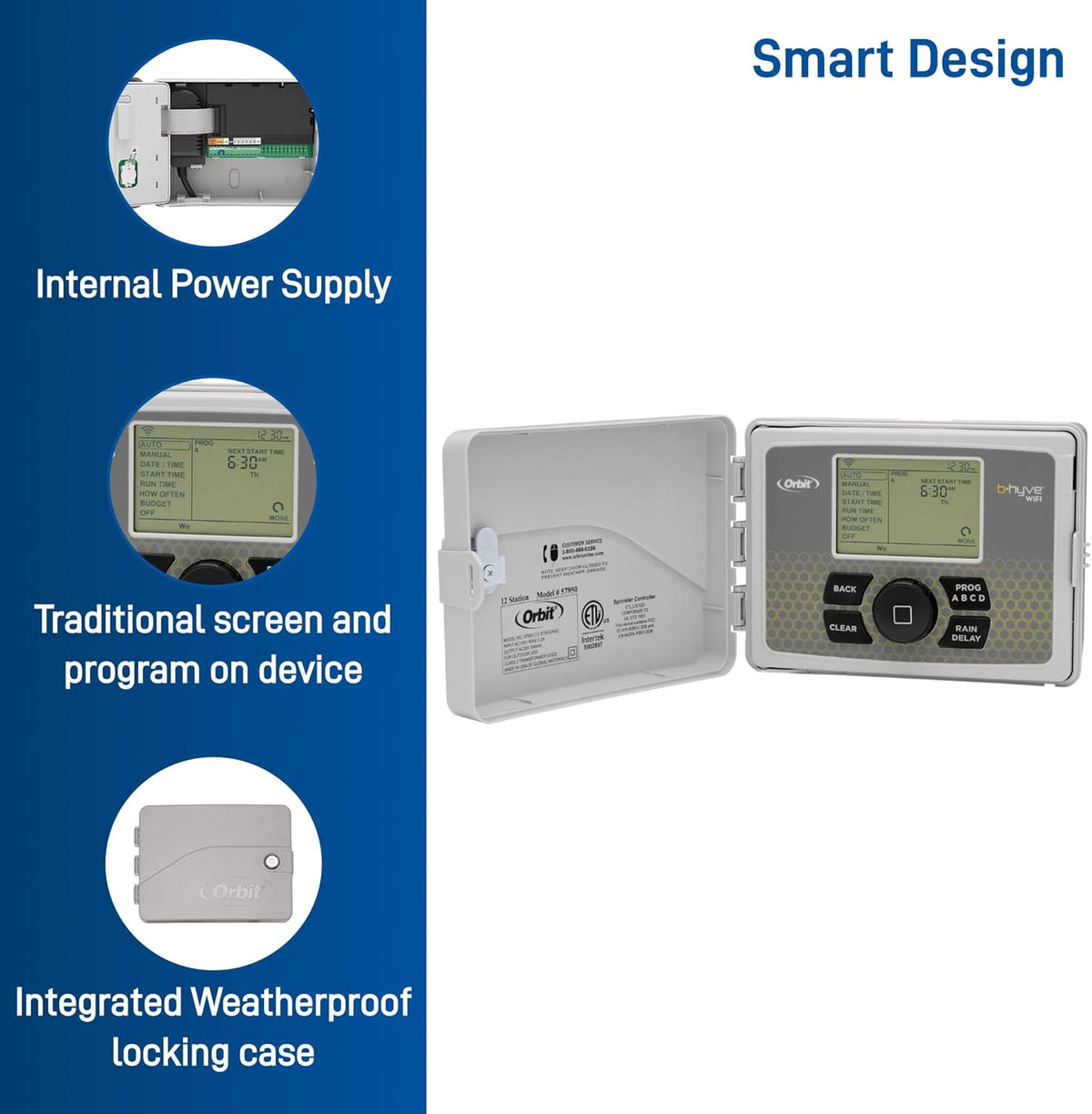 Orbit B-hyve Smart 12 Station Sprinkler System - Indoor / Outdoor