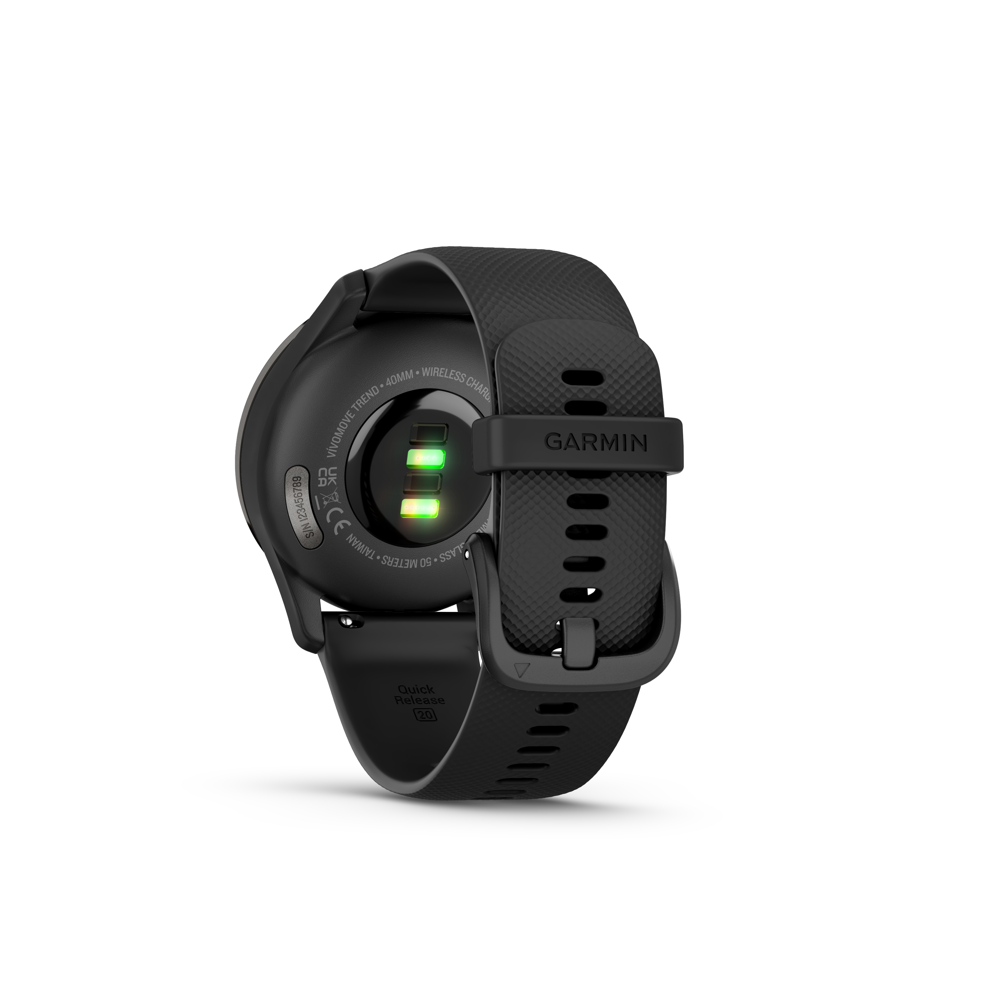 Garmin Vivomove Trend Smartwatch - Black