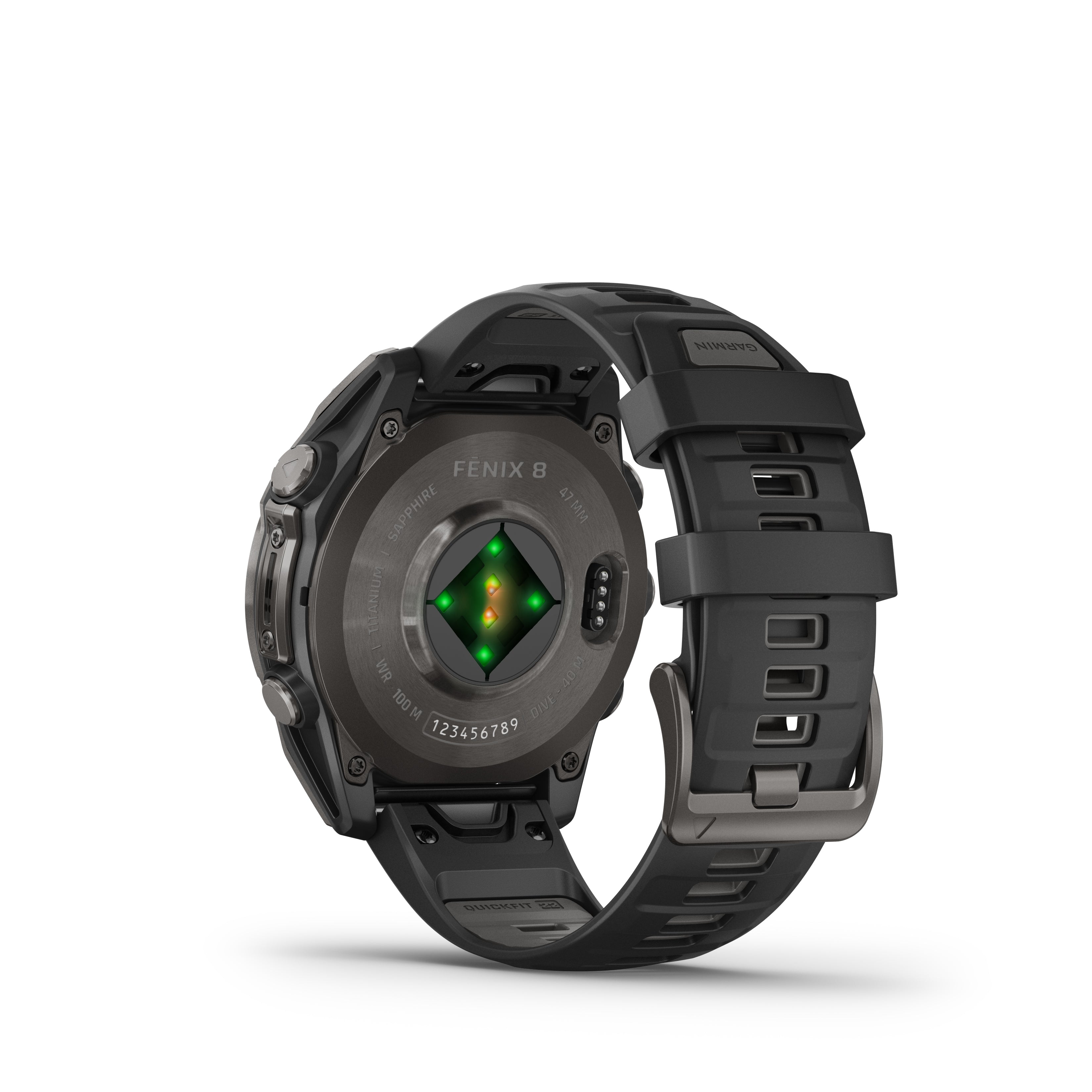 Garmin Fenix 8 47mm Amoled - Gris carbone saphir