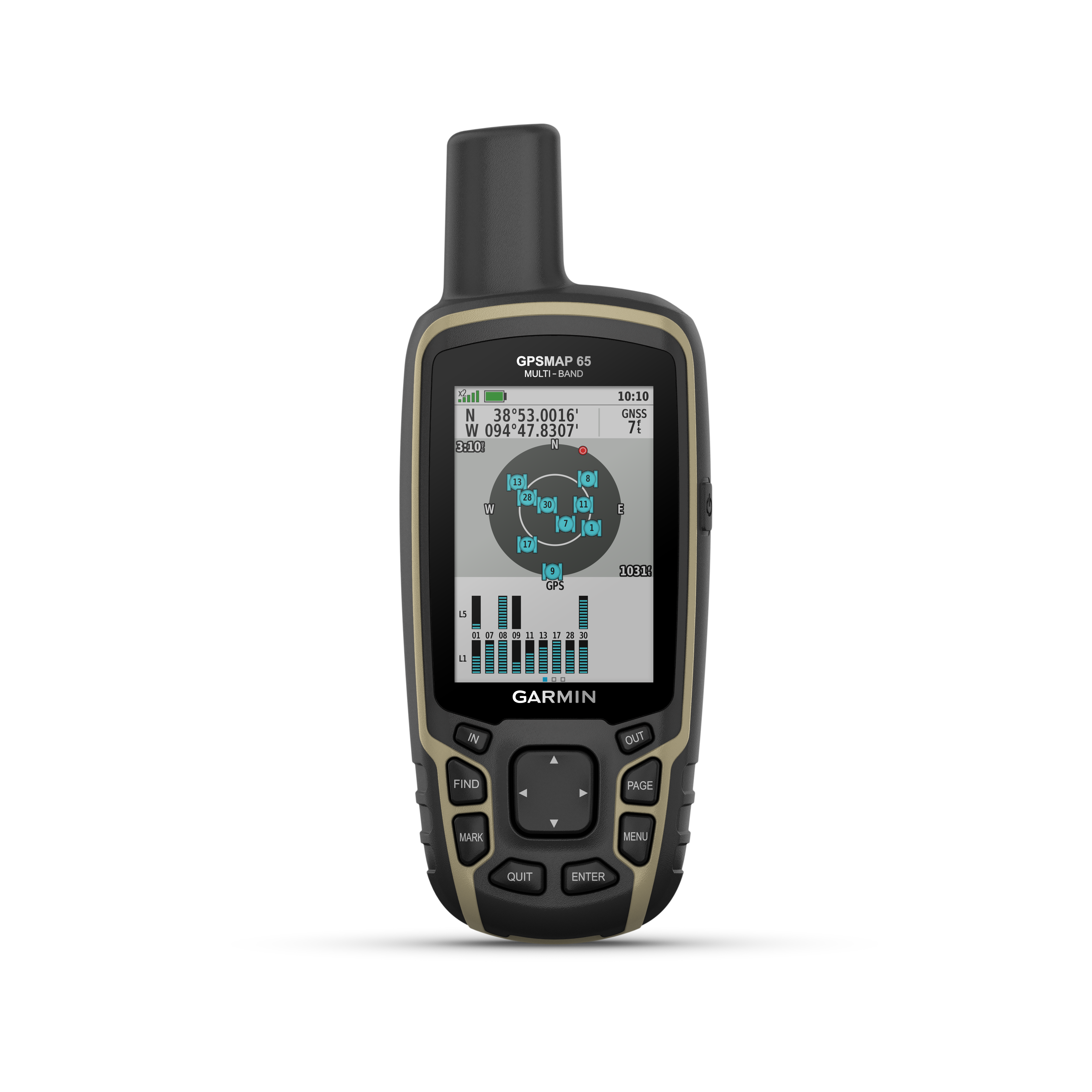 Garmin GPSMAP 2.6" Satellite Support - Color Display