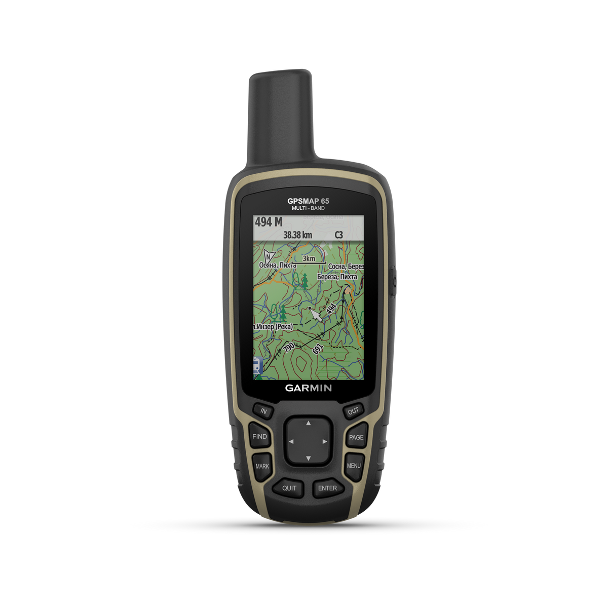 Garmin GPSMAP 2.6" Support satellite - Affichage couleur