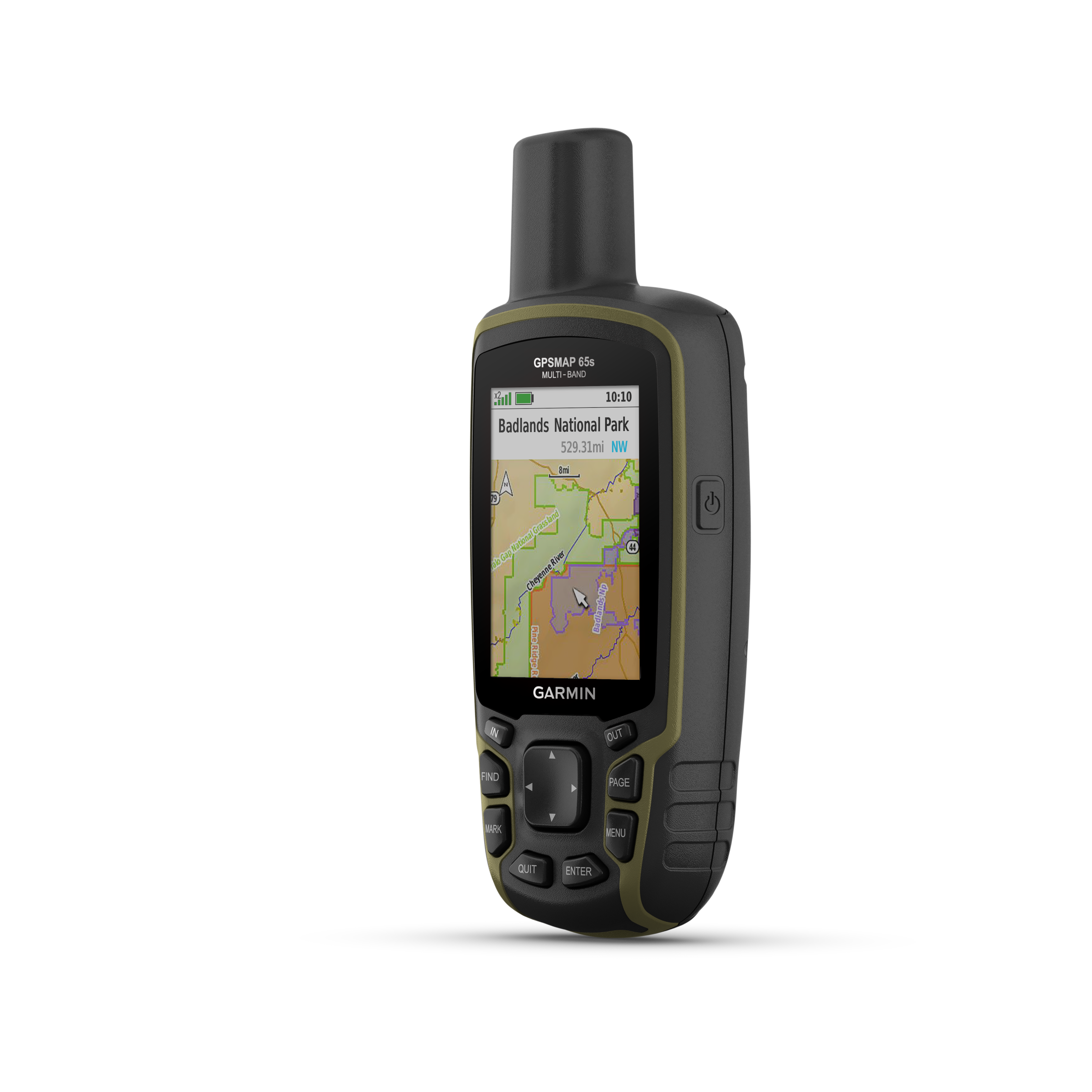 Garmin GPSMAP65S 2.6" Button-Operated Handheld with Altimeter and Compass Satellite Support - Color Display