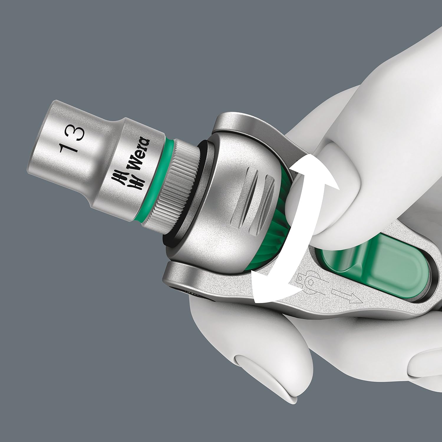 Wera 8100 SB 9 Zyklop Speed Ratchet 3/8" Imperial - Set