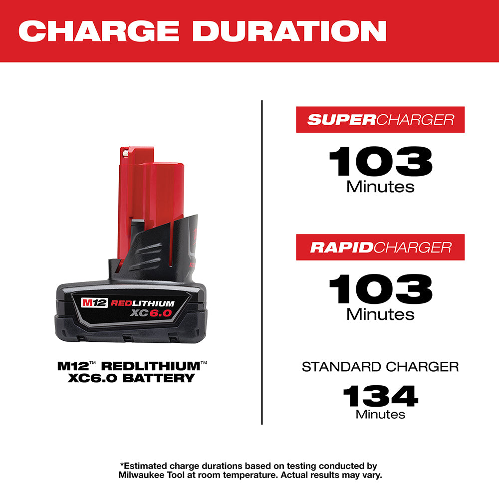M12 REDLITHIUM XC 6.0 Battery