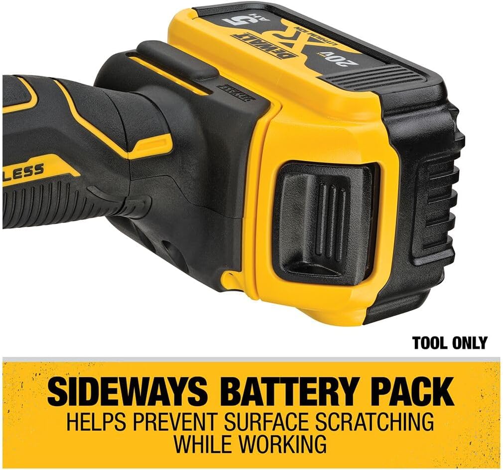 Dewalt 20V MAX XR 7" Kit de polisseuse rotative variable avec 2 batteries et un sac
