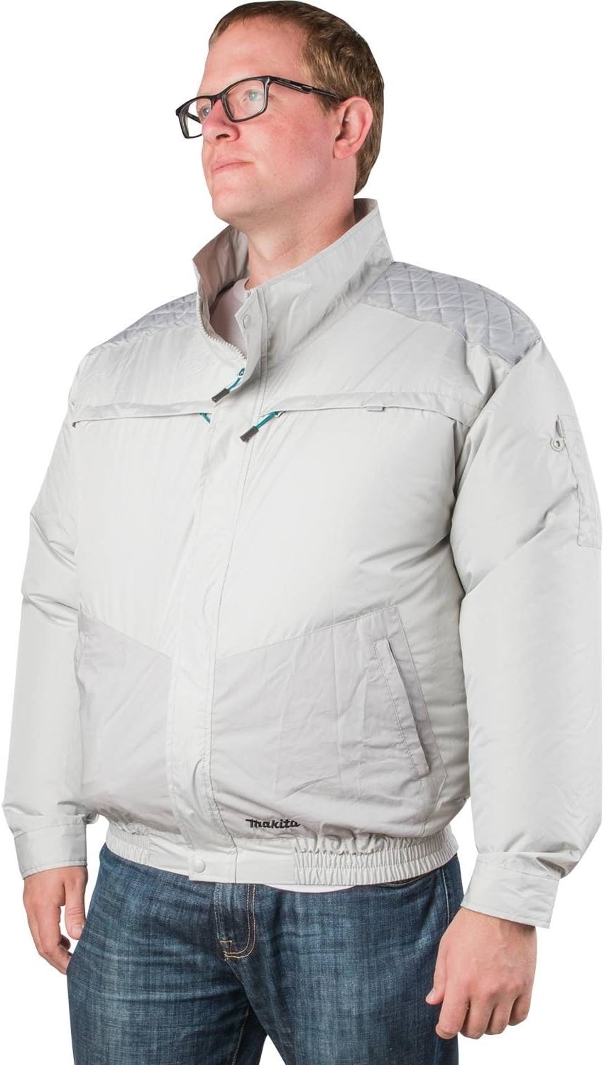 Makita 18V LXT Lithium-Ion Cordless UV Resistant Ventilated Jacket - S - White