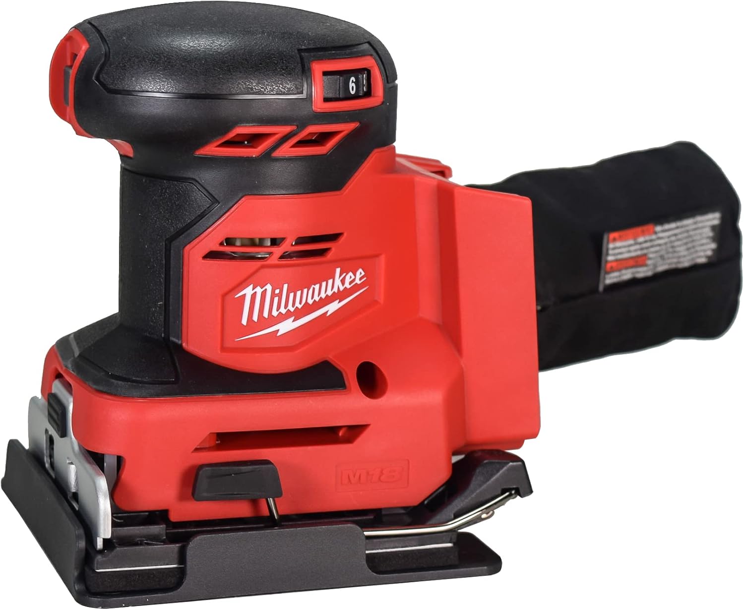 Milwaukee M18 18V Lithium-Ion Cordless 1/4" Sheet Orbital Sander - Outil seul
