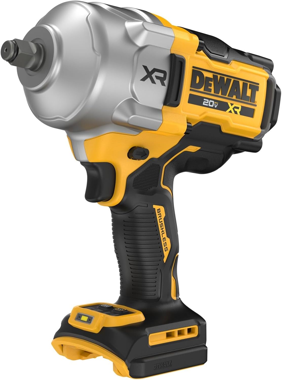 Dewalt 20V MAX Clé à chocs sans fil, 1/2" Hog Ring, couple élevé, sans balais, nue - Outil seul