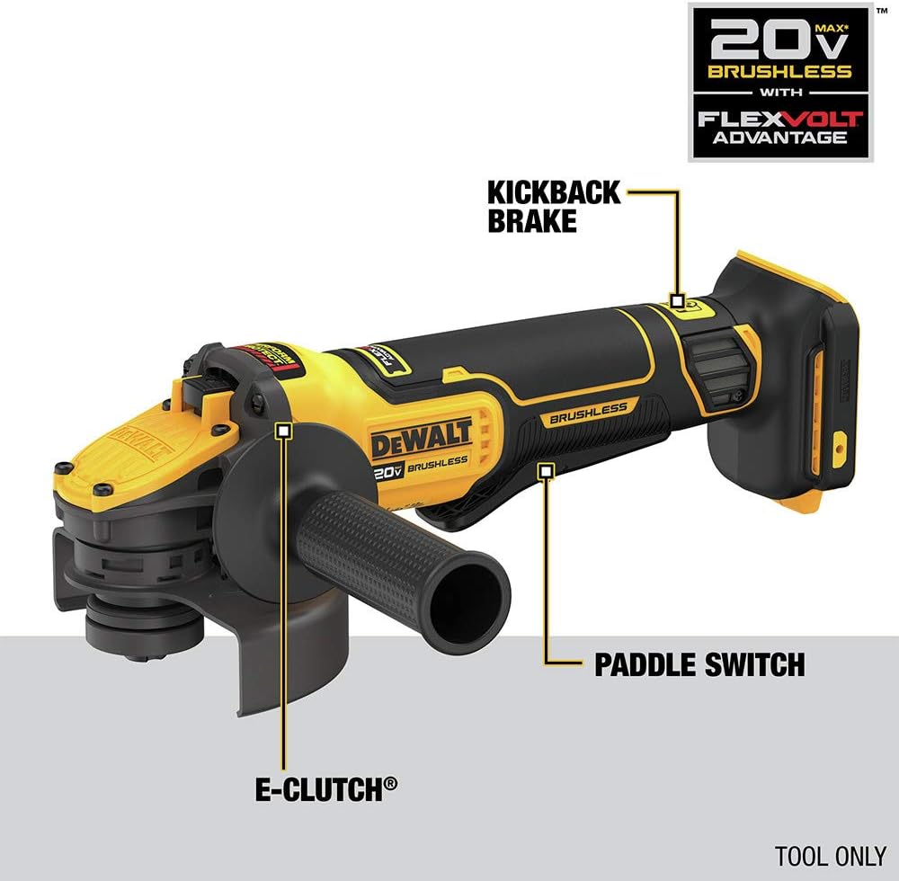 Meuleuse d'angle Dewalt 20V Max - Outil seul