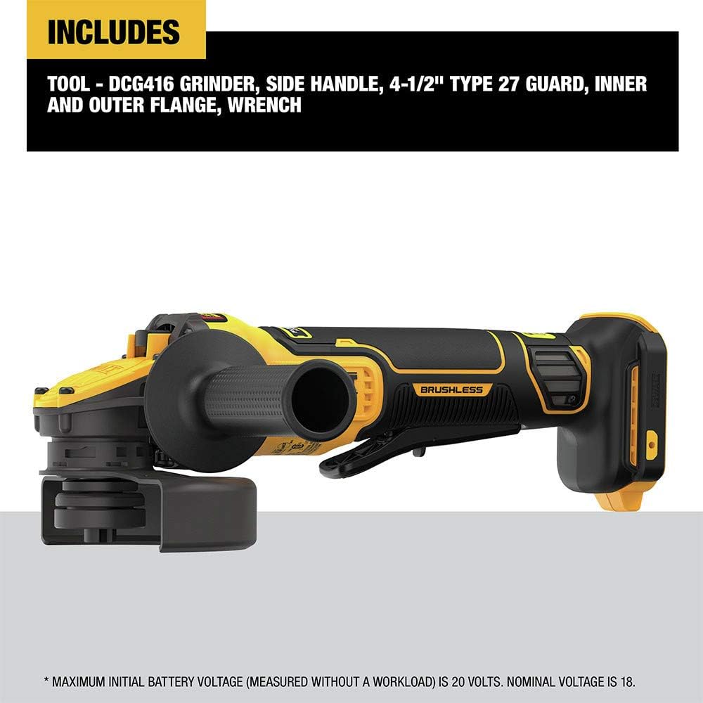 Meuleuse d'angle Dewalt 20V Max - Outil seul