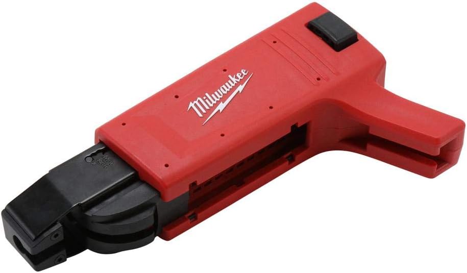 Pistolet à cloisons sèches Milwaukee, alimenté par batterie, avec chargeur à collerette