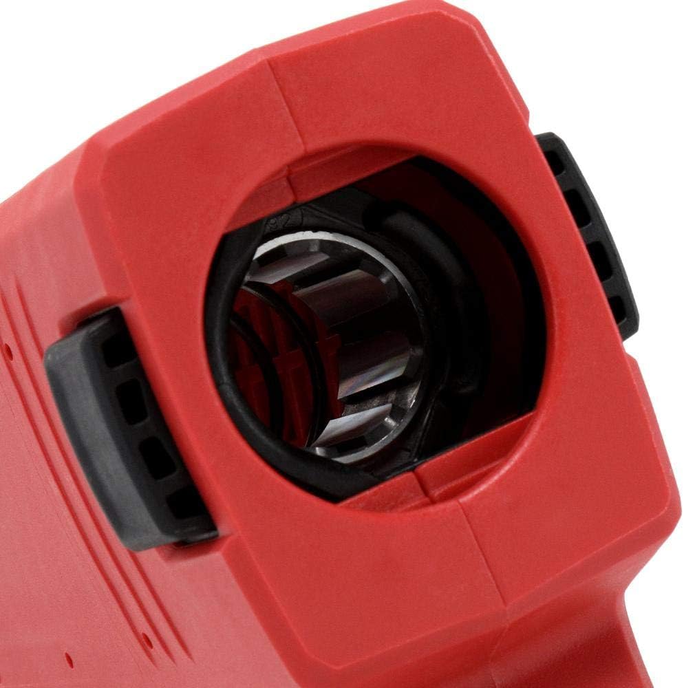 Pistolet à cloisons sèches Milwaukee, alimenté par batterie, avec chargeur à collerette