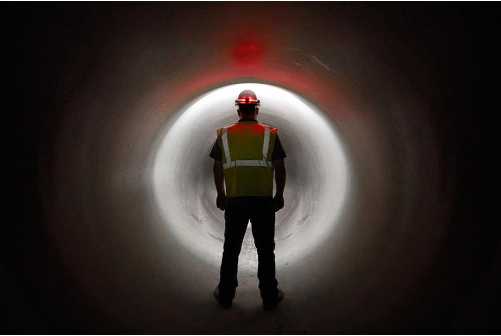 Lumière de casque de sécurité rechargeable par USB de Milwaukee