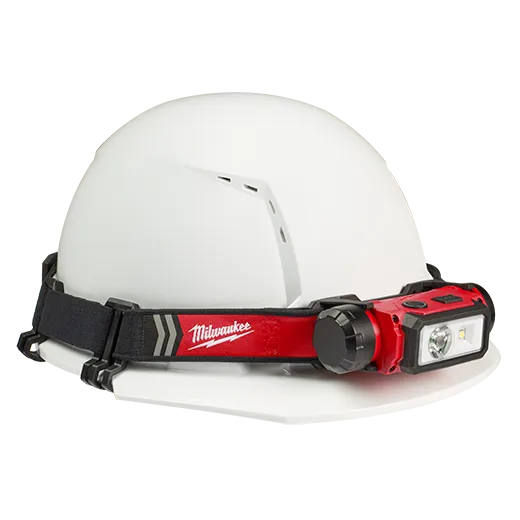 Lampe frontale USB Milwaukee avec 1 batterie et chargeur