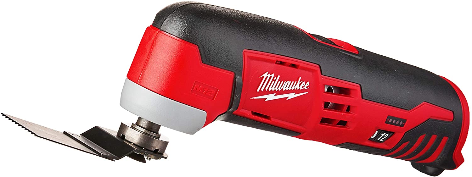 Milwaukee M12 12V Redlithium Ion Variable Speed Cordless Multi Tool with Multi Use Blade - Tool Only (Outil seul)