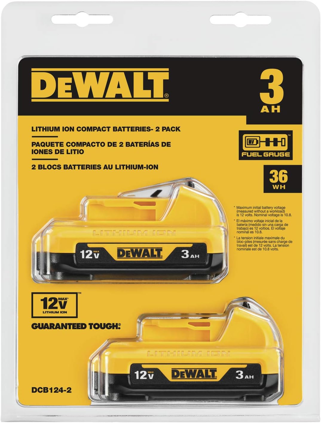 Batterie Dewalt 12V Max Lithium Ion - 2 packs
